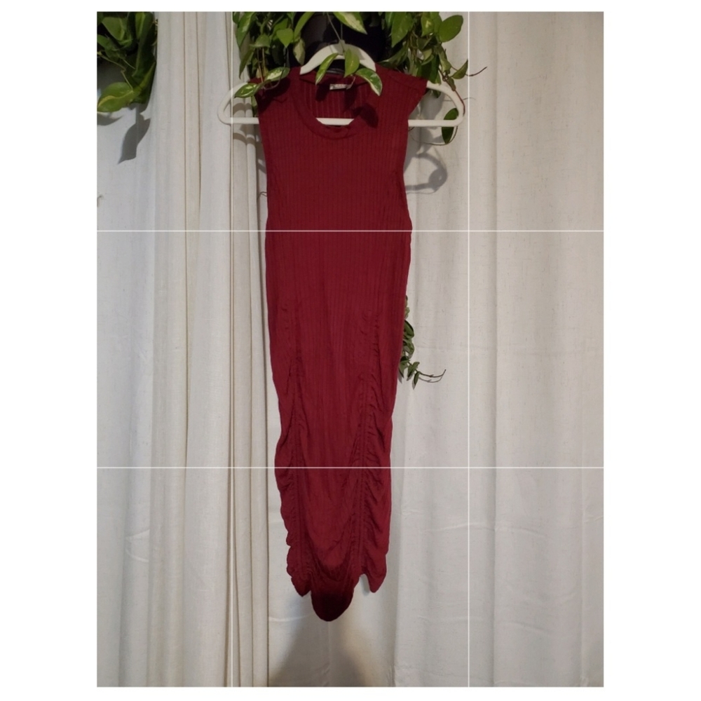 Free People Ruched Mini Dress - Picture 2 of 4